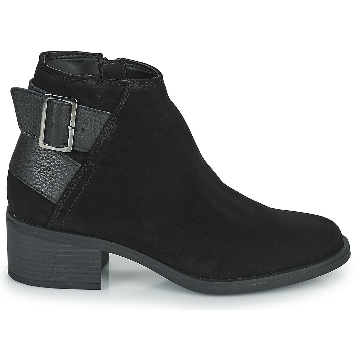 Stivaletti donne Clarks  Memi Buckle  Nero