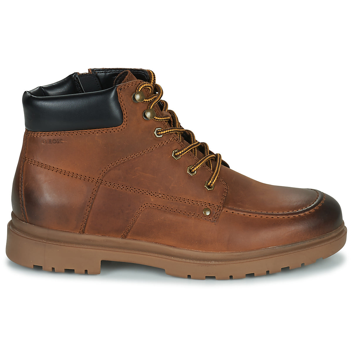 Geox U ANDALO B men's ankle boots Brown