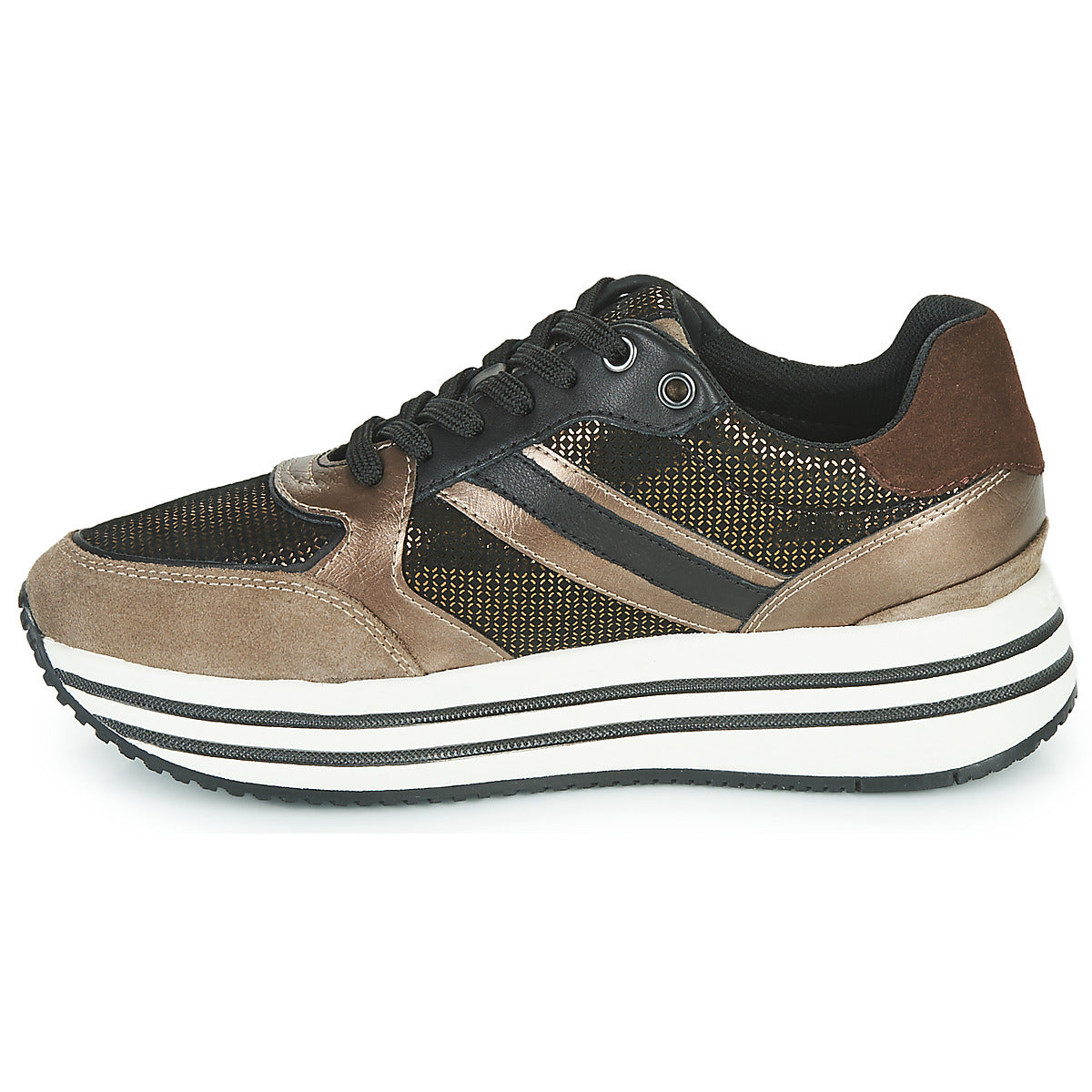 Sneakers basse donne Geox  D KENCY B  Beige 