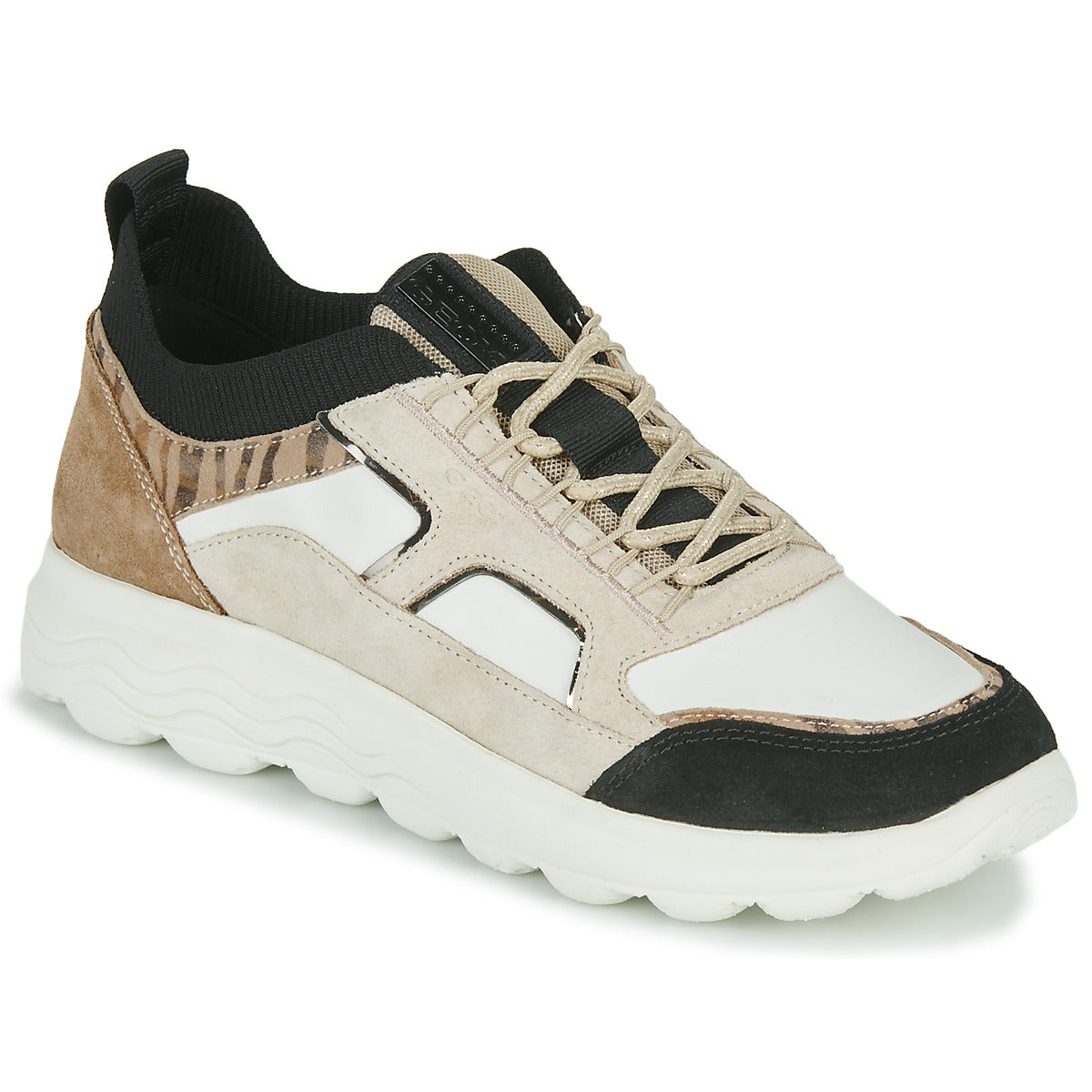 Sneakers basse donne Geox  D SPHERICA C  Beige 