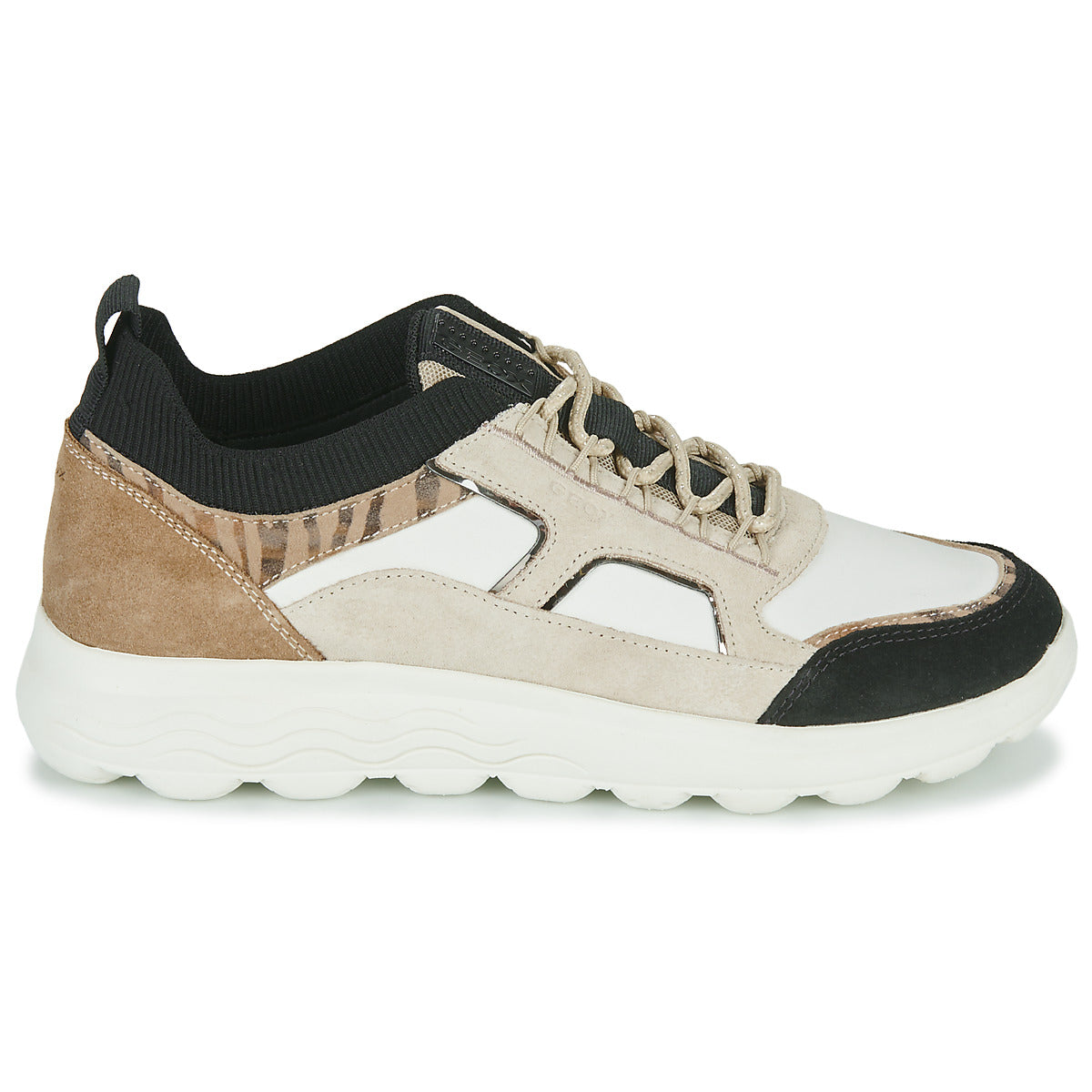 Sneakers basse donne Geox  D SPHERICA C  Beige 