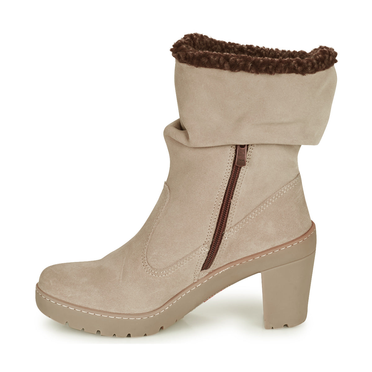 Damen Stiefeletten Art TRAVEL Beige