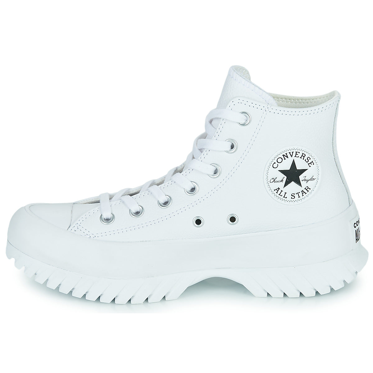 Sneakers alte donne Converse  Chuck Taylor All Star Lugged 2.0 Leather Foundational Leather  Bianco 