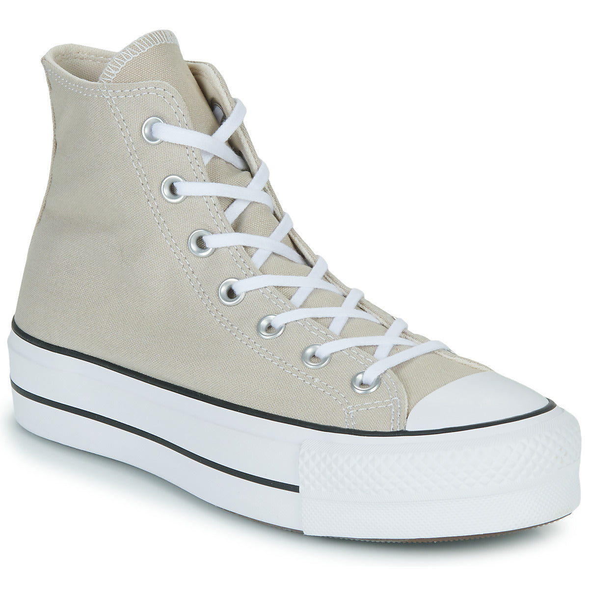 Sneakers alte donne Converse  Chuck Taylor All Star Lift Canvas Seasonal Color  Beige 