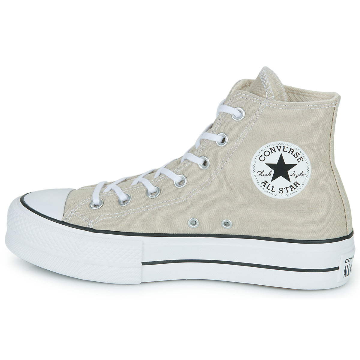 Sneakers alte donne Converse  Chuck Taylor All Star Lift Canvas Seasonal Color  Beige 