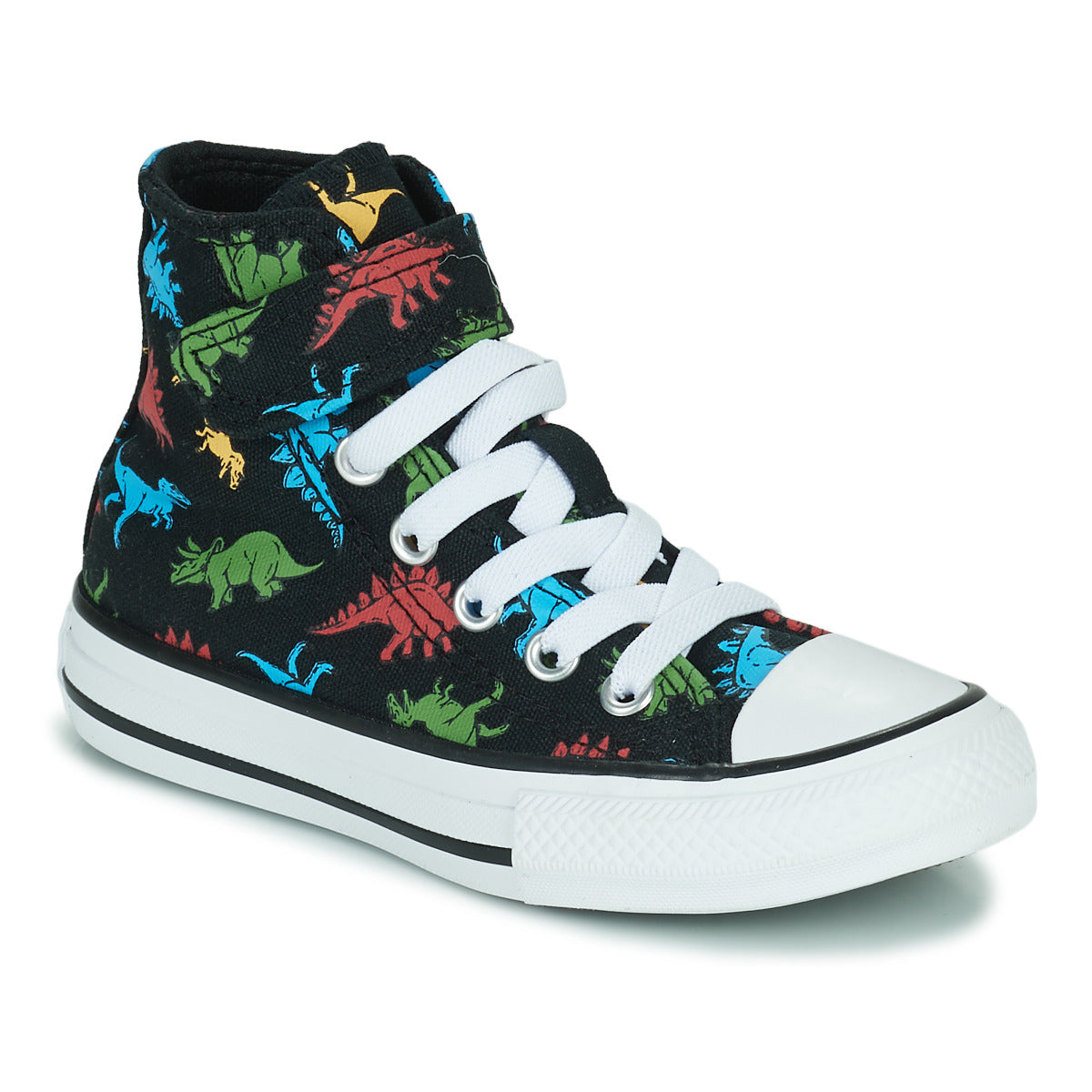 Scarpe bambini ragazzo Converse  Chuck Taylor All Star 1V Dinosaurs Hi  Multicolore 