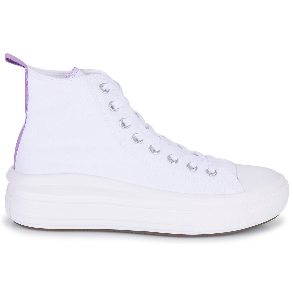 Scarpe bambini ragazza Converse  Chuck Taylor All Star Move Platform Foundation Hi  Bianco 