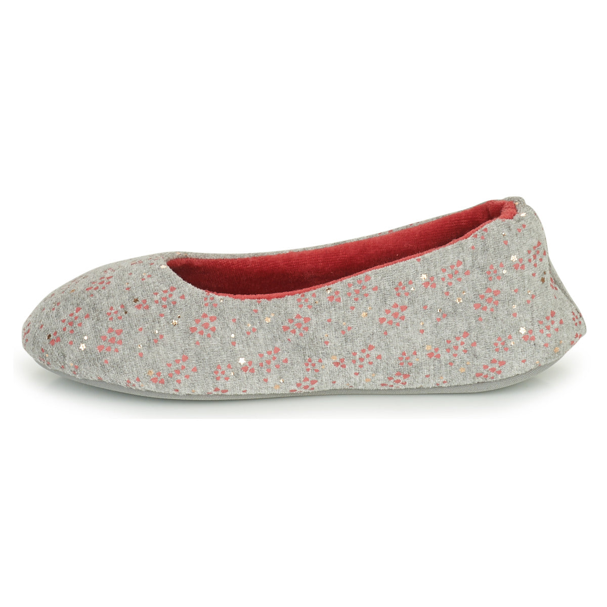 Women's slippers DIM D PAROLE C Grey