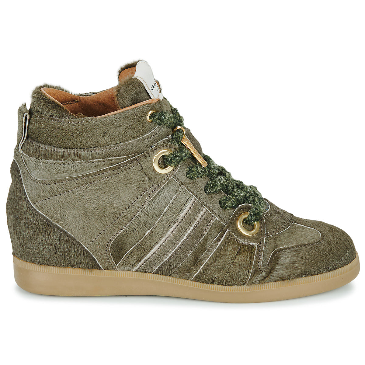 Sneakers alte donne Serafini  MANHATTAN  Kaki 