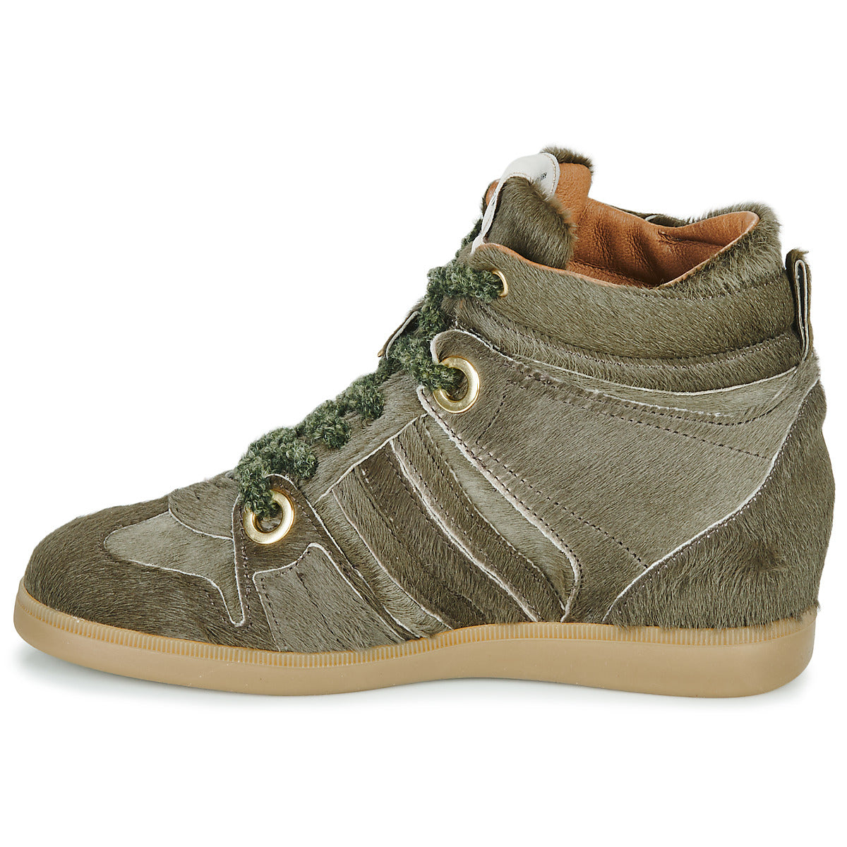 Sneakers alte donne Serafini  MANHATTAN  Kaki 