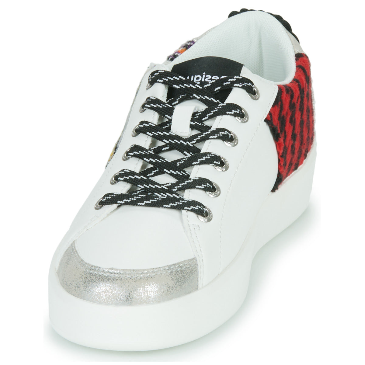 Sneakers basse donne Desigual  FANCY TARTAN  Bianco 