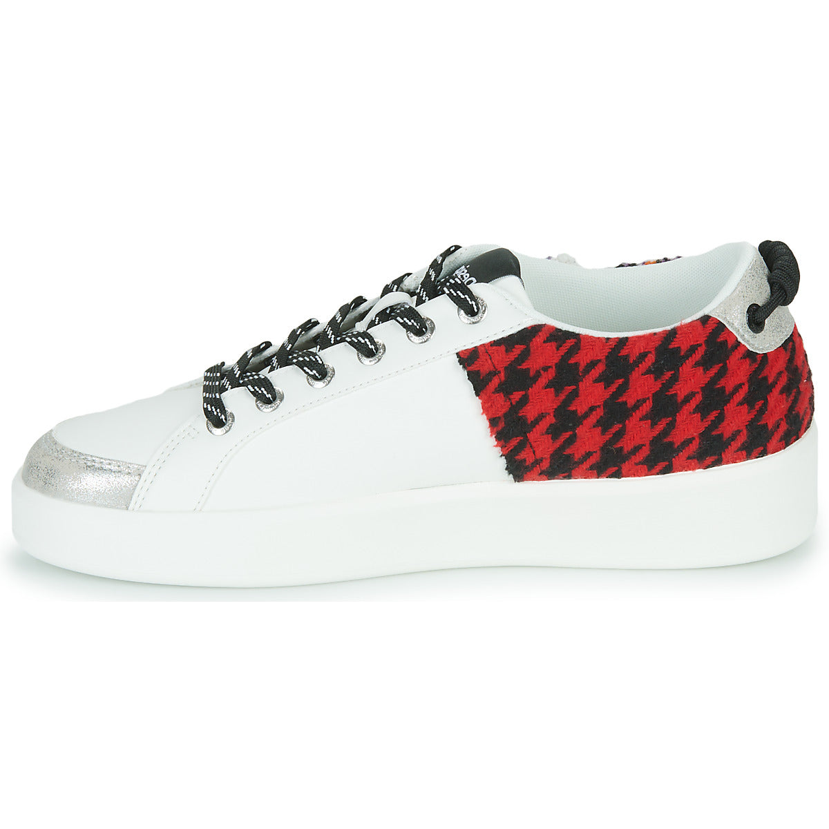 Sneakers basse donne Desigual  FANCY TARTAN  Bianco 