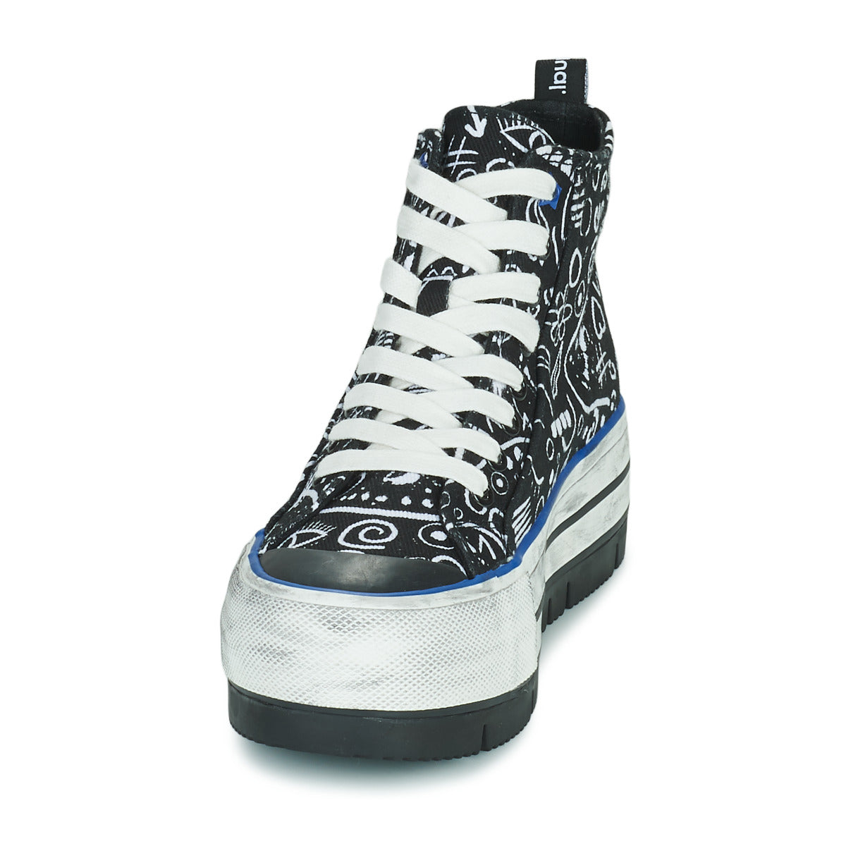 Sneakers alte donne Desigual  SHOES CRUSH ARTE  Nero 