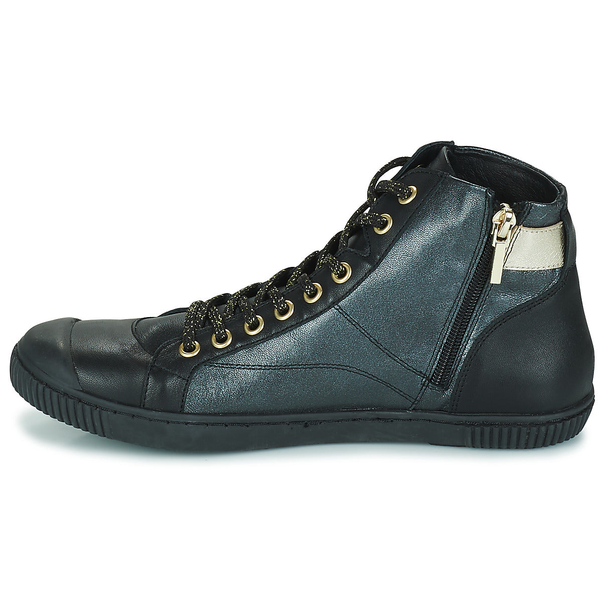 Sneakers alte donne Pataugas  LATSA MIX  Nero 