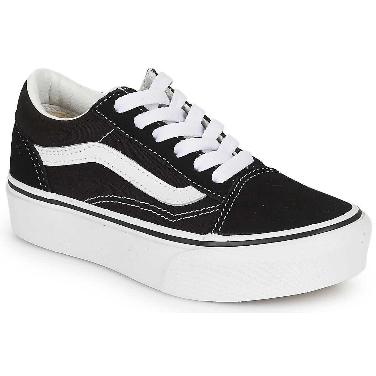 Scarpe bambini ragazza Vans  UY Old Skool Platform  Nero 