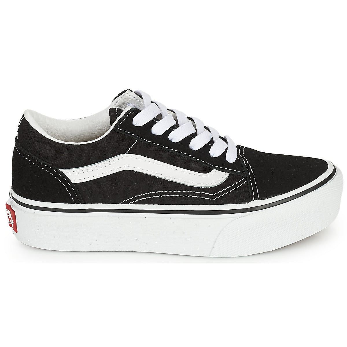 Scarpe bambini ragazza Vans  UY Old Skool Platform  Nero 