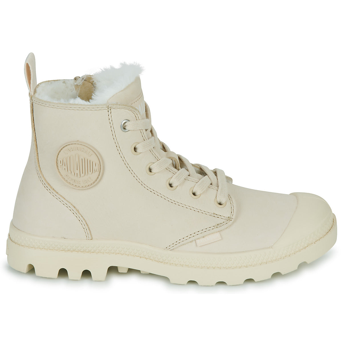 Sneakers alte donne Palladium  PAMPA HI ZIP WL  Beige 