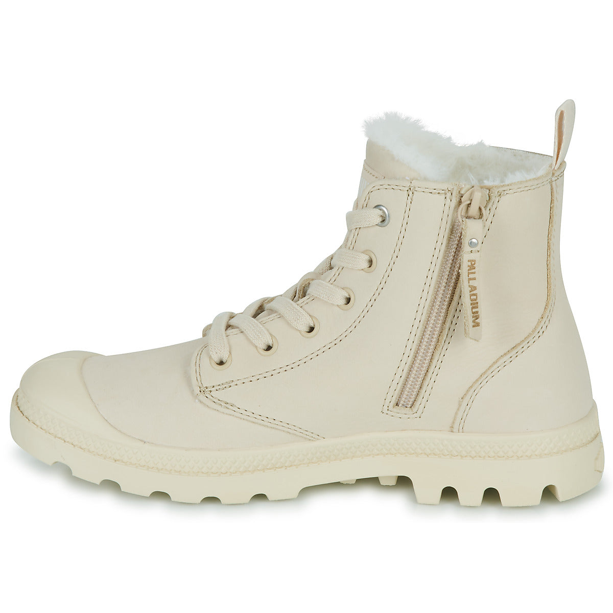 Sneakers alte donne Palladium  PAMPA HI ZIP WL  Beige 