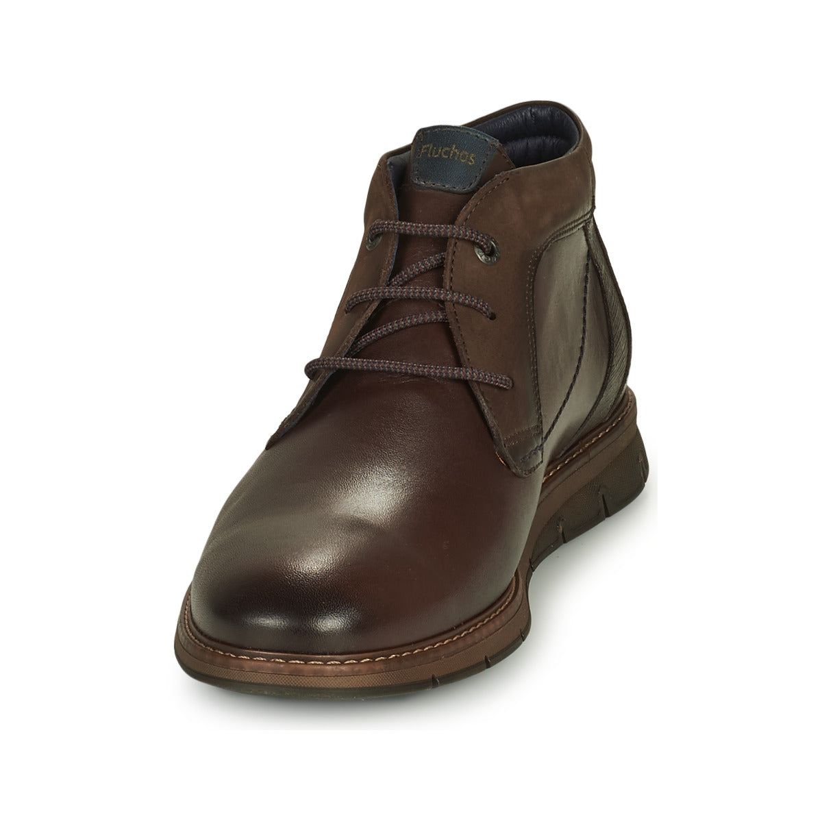 Fluchos men's ankle boots 0978-HABANA-CASTANO Brown