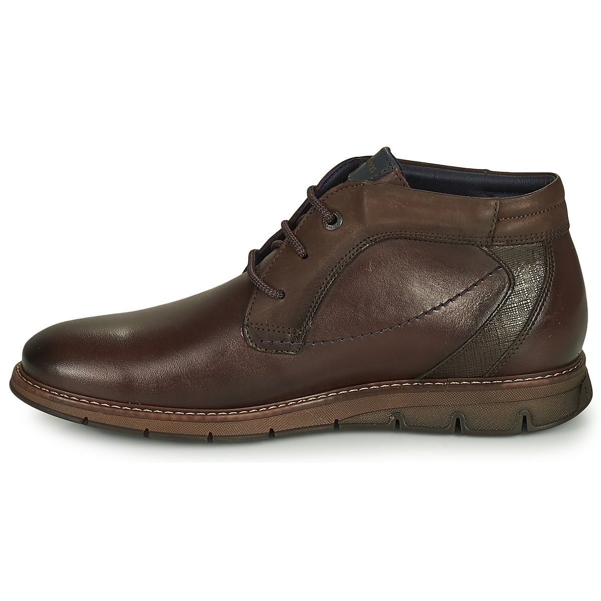 Fluchos men's ankle boots 0978-HABANA-CASTANO Brown