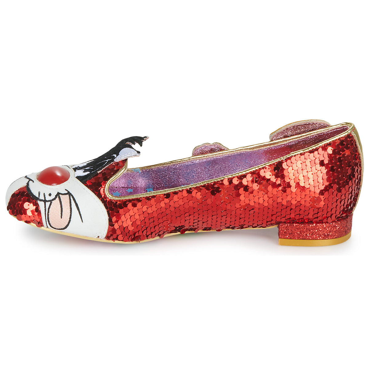 Ballerine donne Irregular Choice  LOONEY TUNES 8  Rosso 