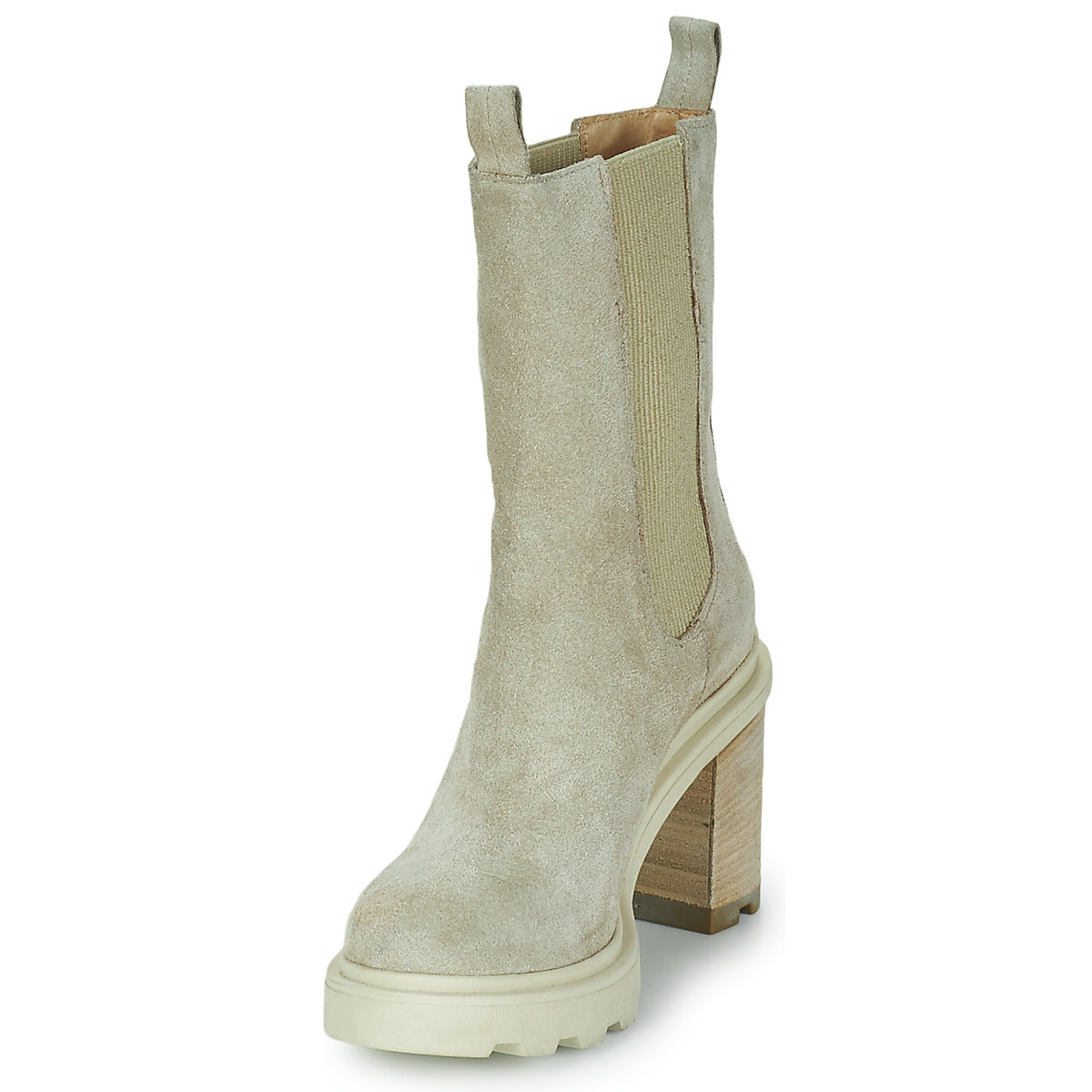 Semerdjian Damen-Stiefeletten – Beige