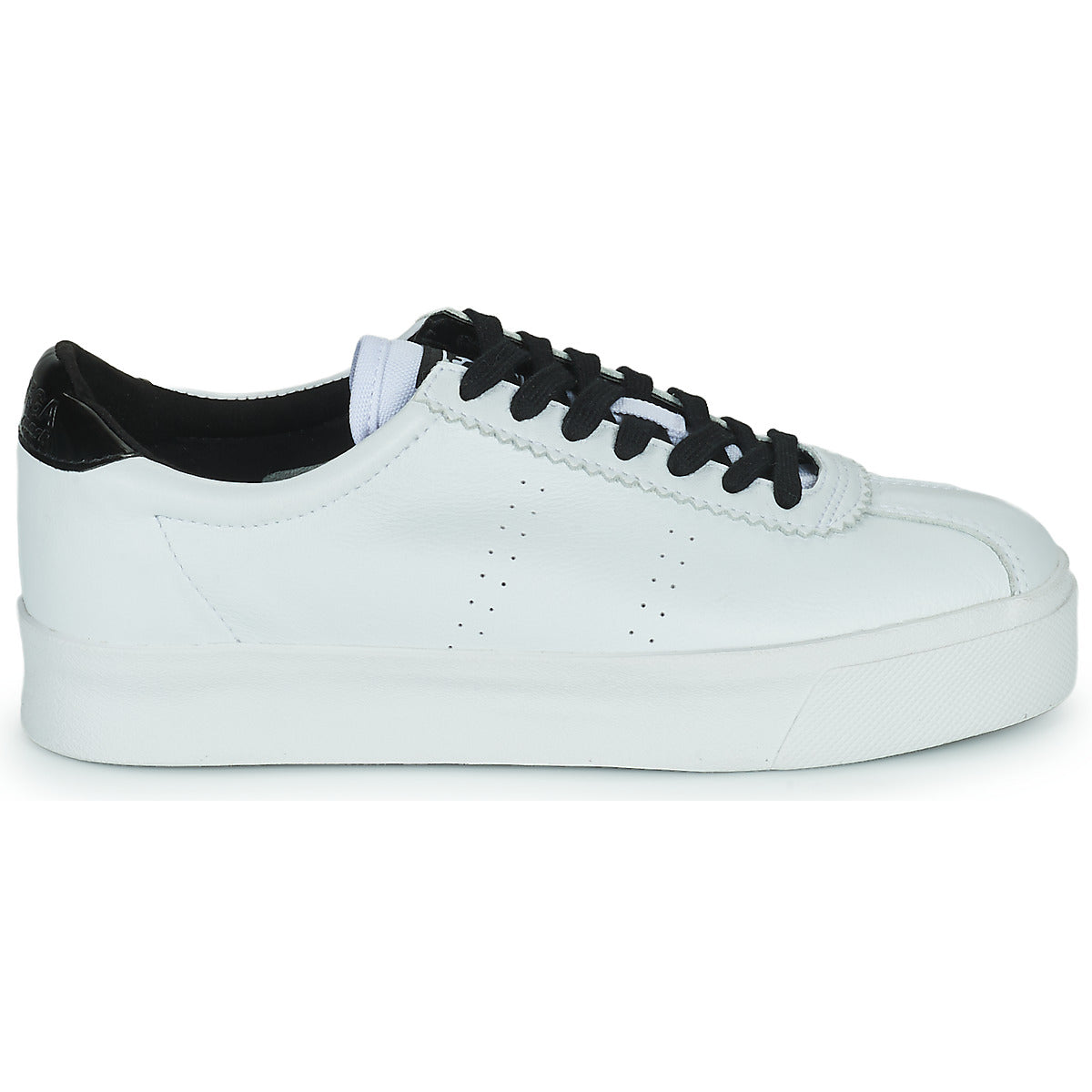 Sneakers basse donne Superga  WHITE BLACK  Bianco 