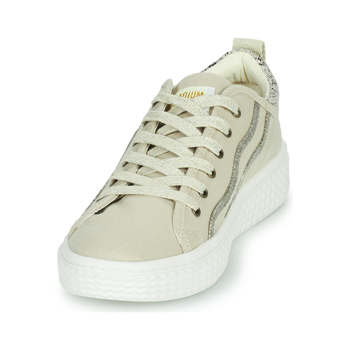 Sneakers basse donne Palladium  TEMPO 02 CVS~TAUPE~M  Beige 