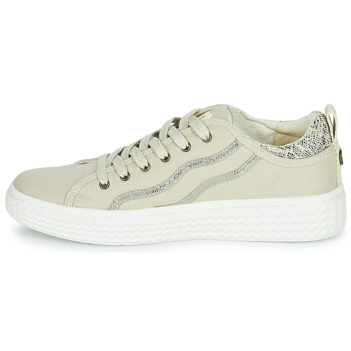 Sneakers basse donne Palladium  TEMPO 02 CVS~TAUPE~M  Beige 