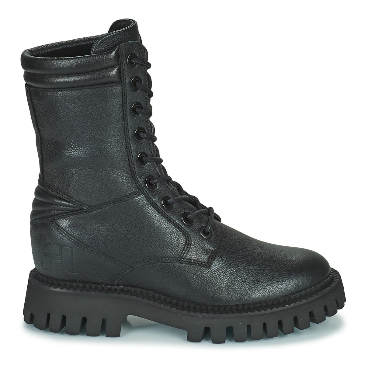 Freelance Damen Stiefeletten LUCY COMBAT LACE UP BOOT Schwarz