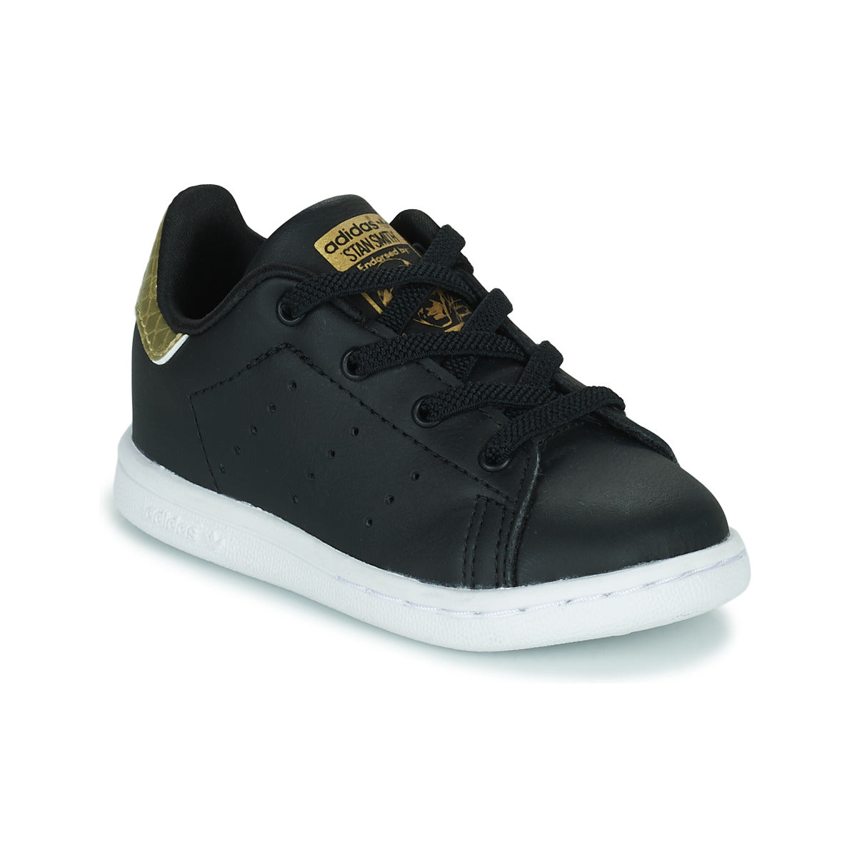 Scarpe bambini ragazza adidas  STAN SMITH EL I  Nero 