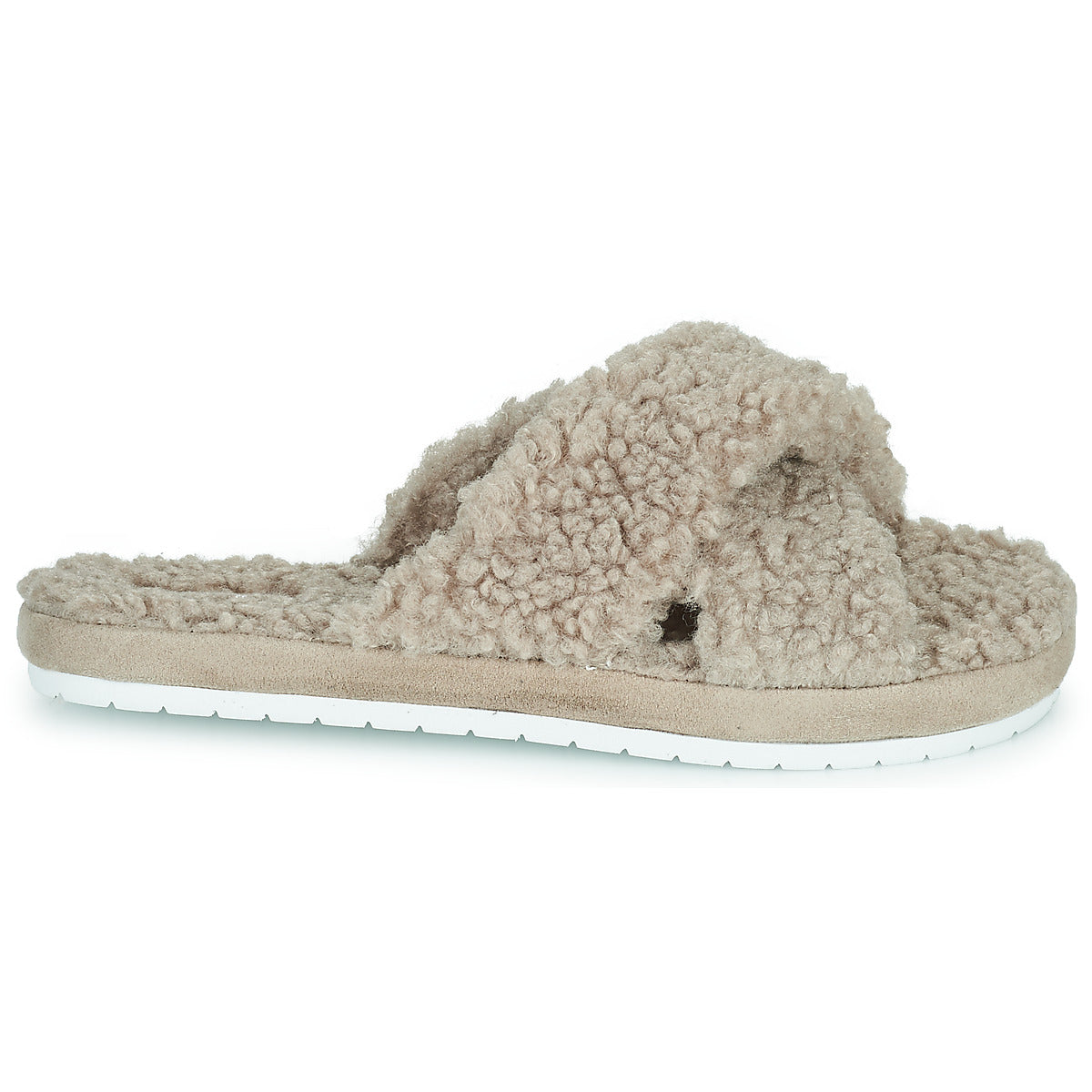 Pantofole donne Skechers  COZY SLIDE  Beige