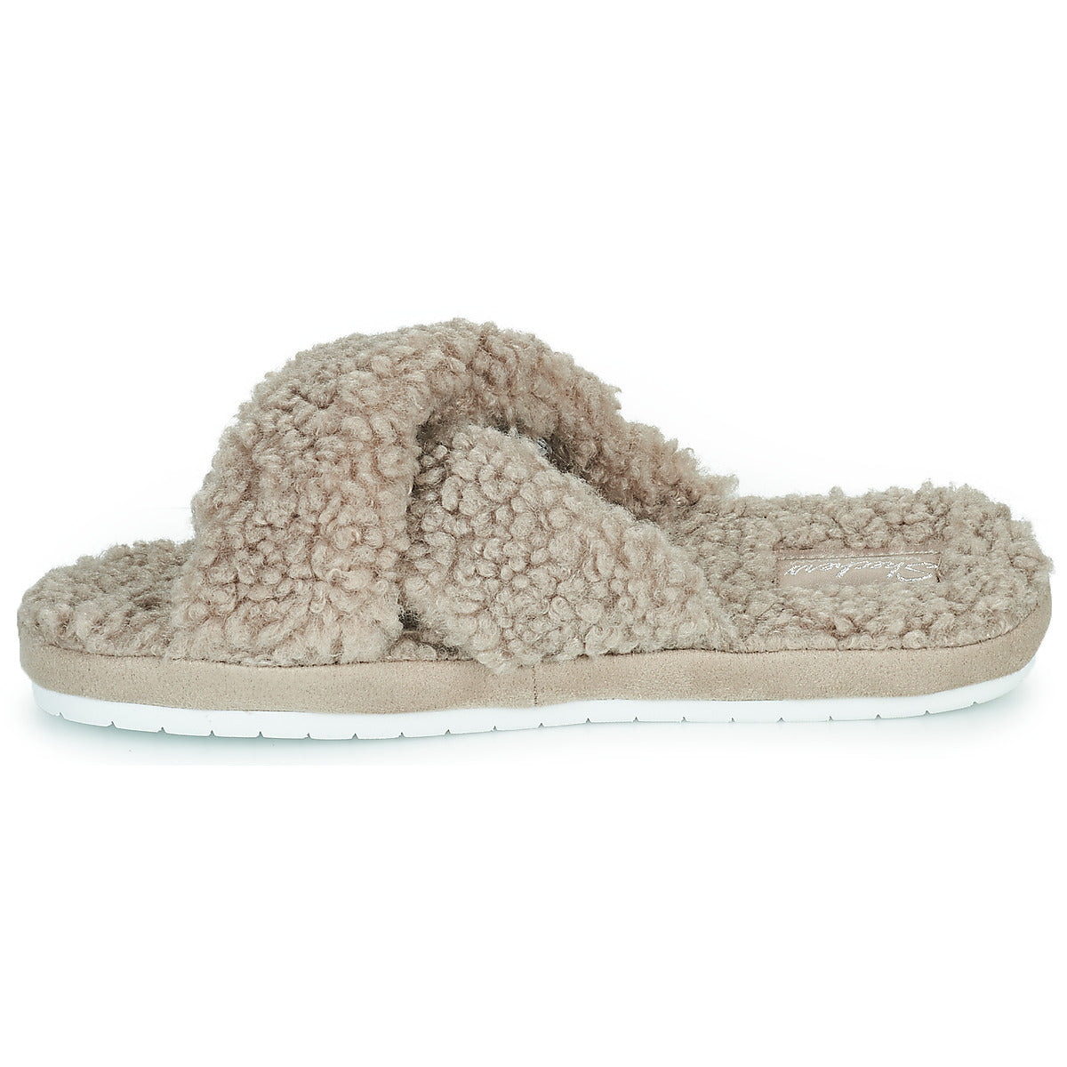 Pantofole donne Skechers  COZY SLIDE  Beige