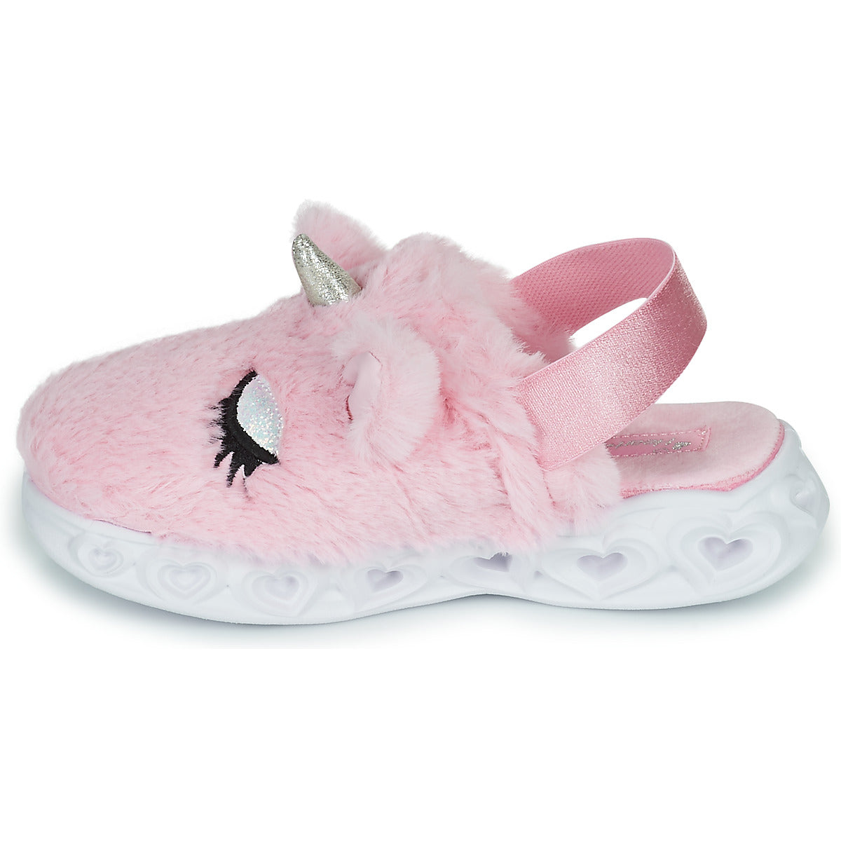 Pantofole bambini ragazza Skechers  HEART LIGHTS SANDALS  Rosa 