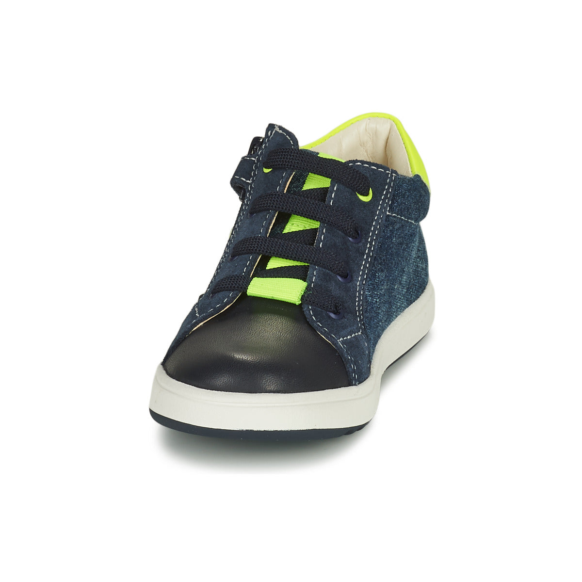 Scarpe bambini ragazzo Geox  B BIGLIA B. B - NAPPA+DENIM SL  Marine 