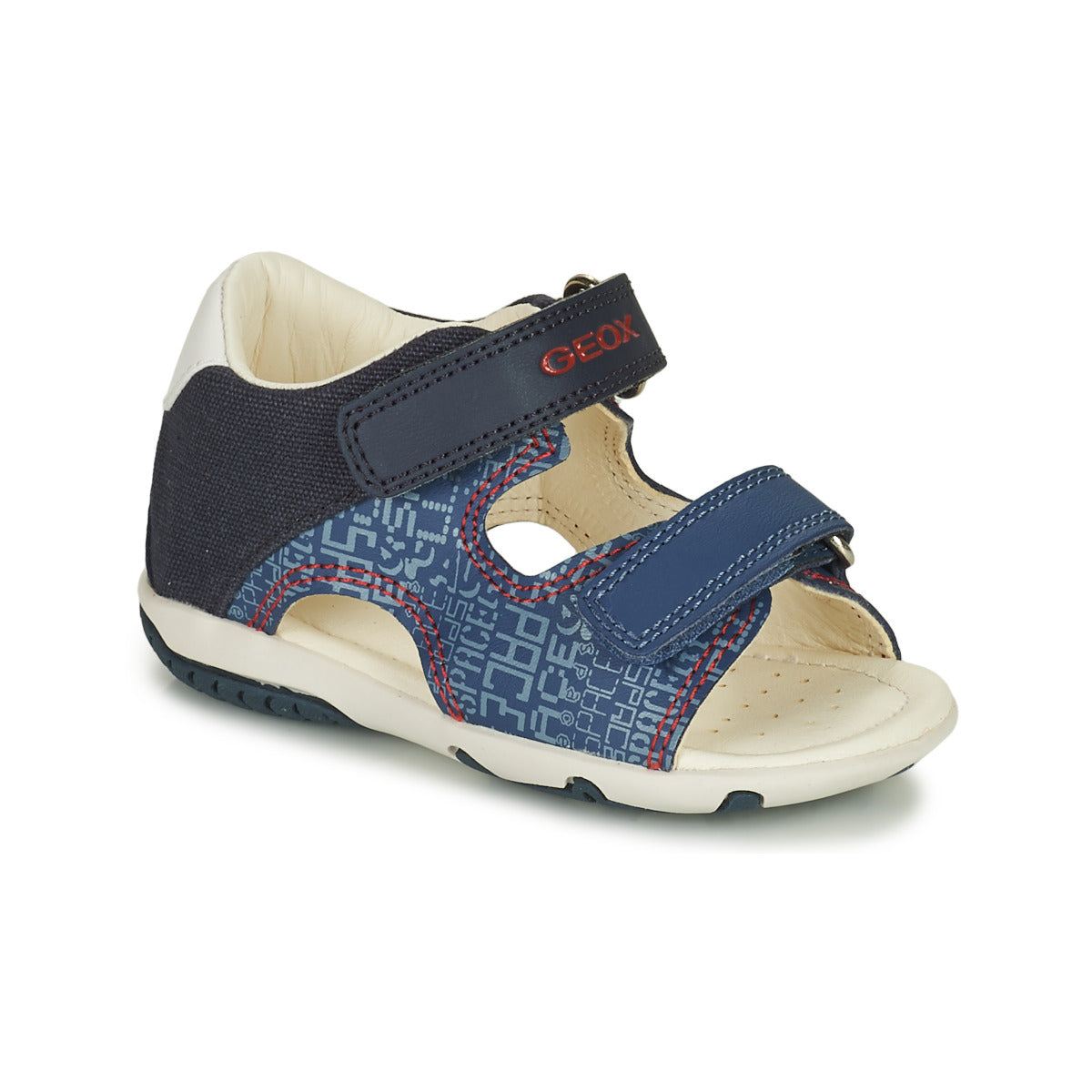 Scarpe bambini ragazzo Geox  B S.ELBA B. B - GBK+TELA  Marine 