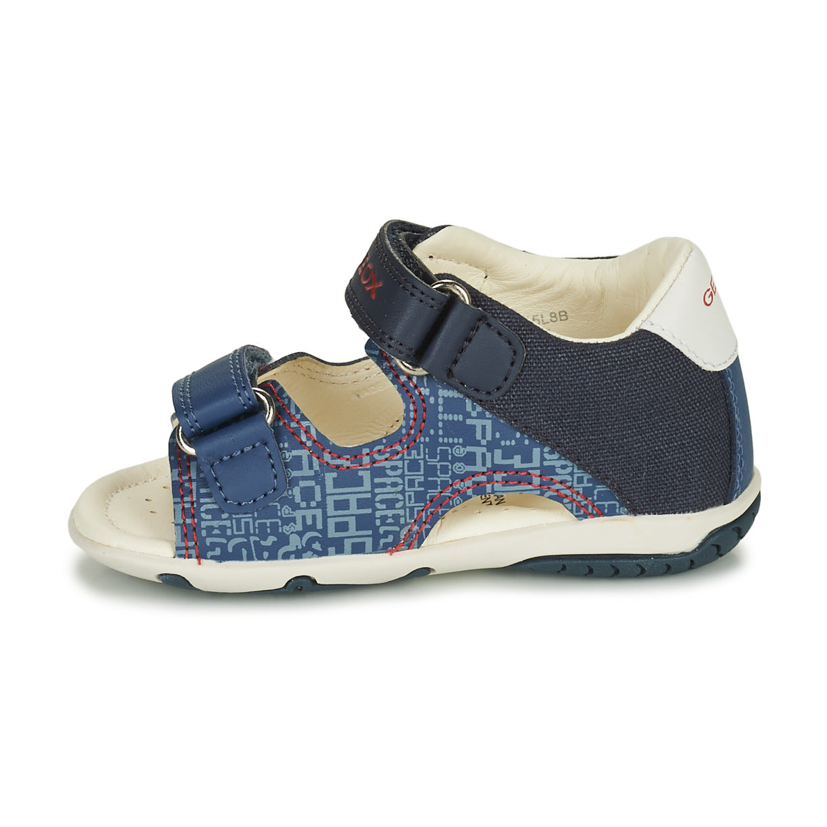 Scarpe bambini ragazzo Geox  B S.ELBA B. B - GBK+TELA  Marine 