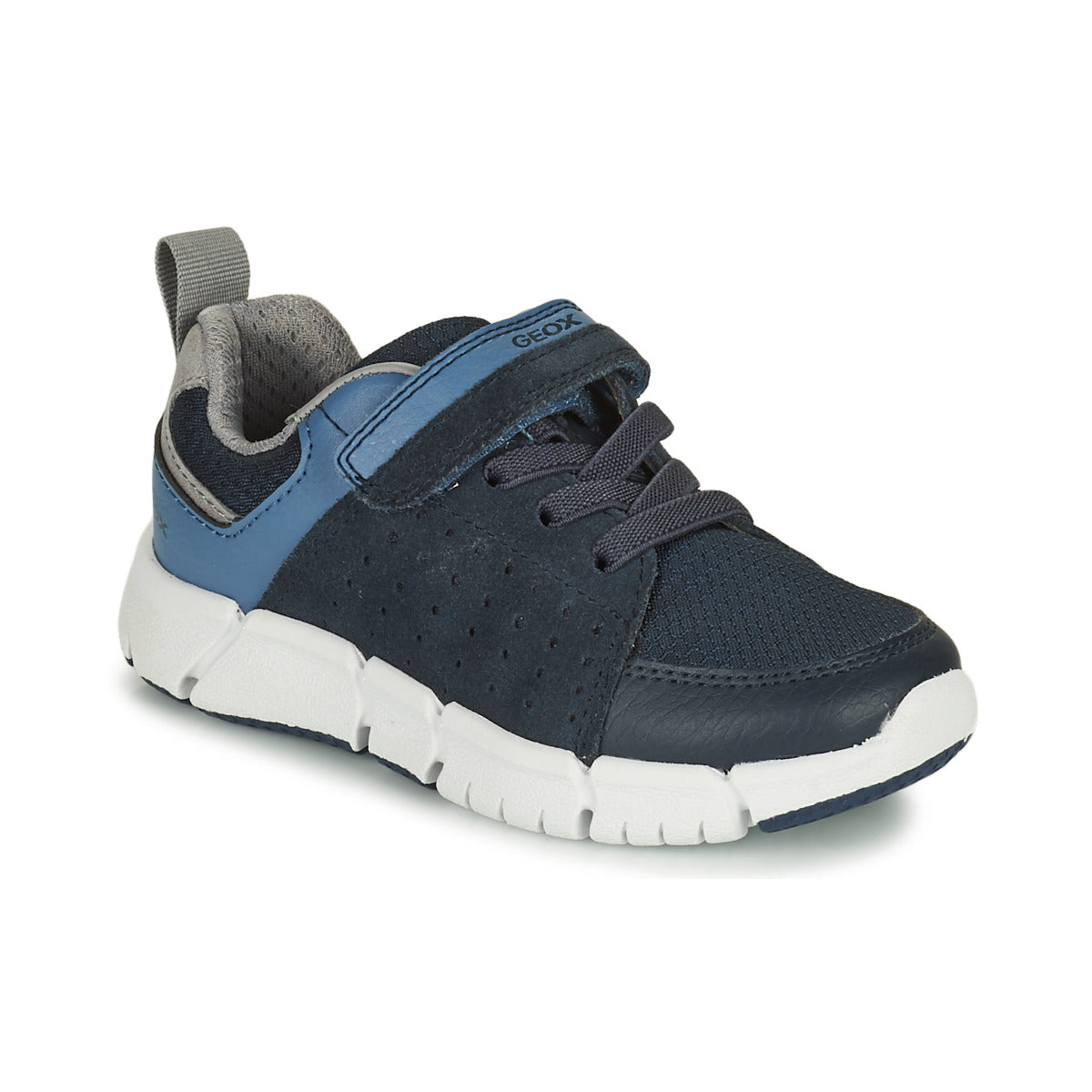 Scarpe bambini ragazzo Geox  J FLEXYPER B. D - NYLON+SCAM  Marine 