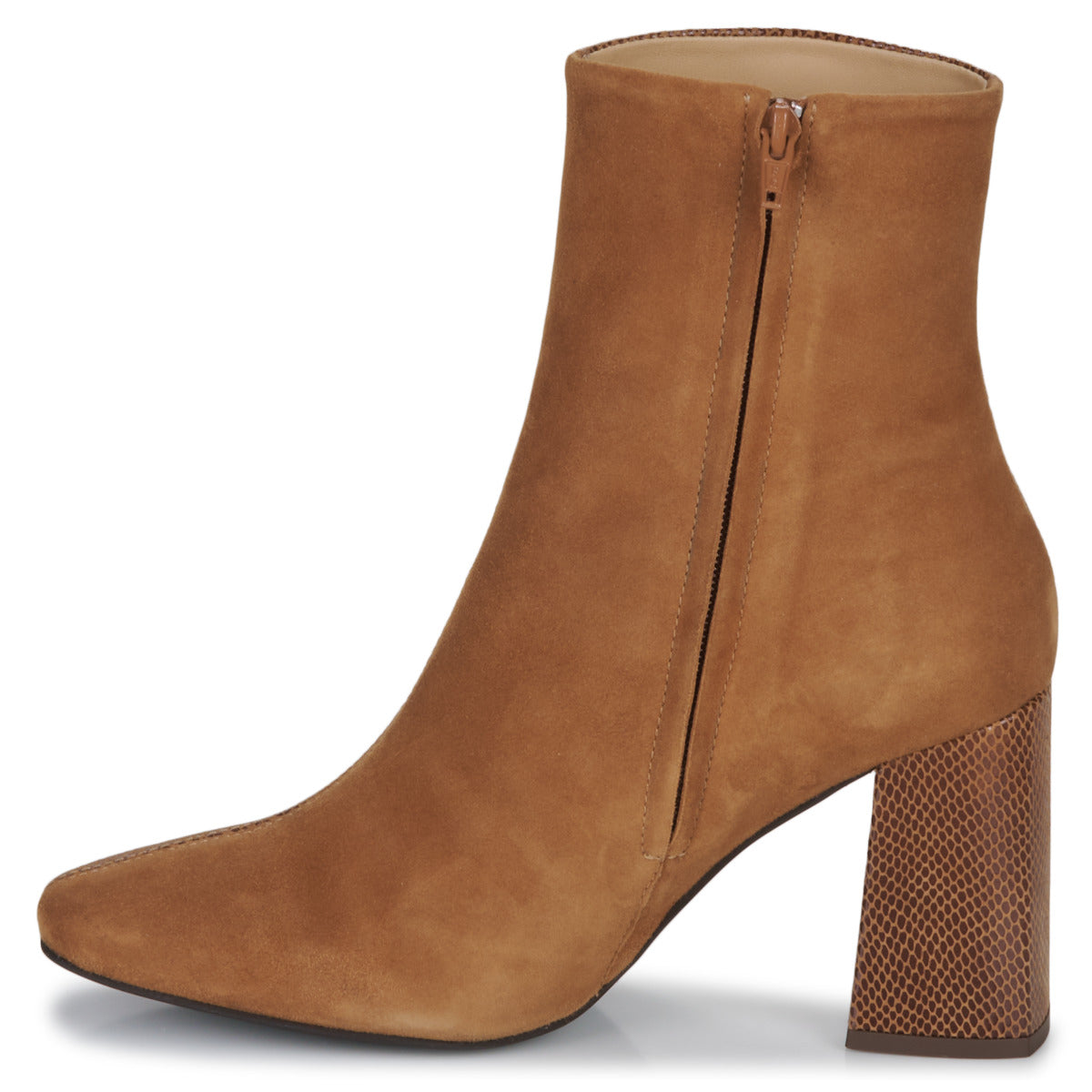 Fericelli HERCULE women's ankle boots Brown