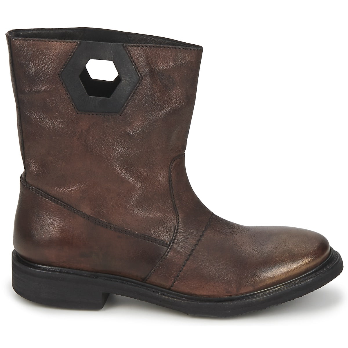 Bikkembergs Damen Stiefeletten TEXANINO 12 Braun