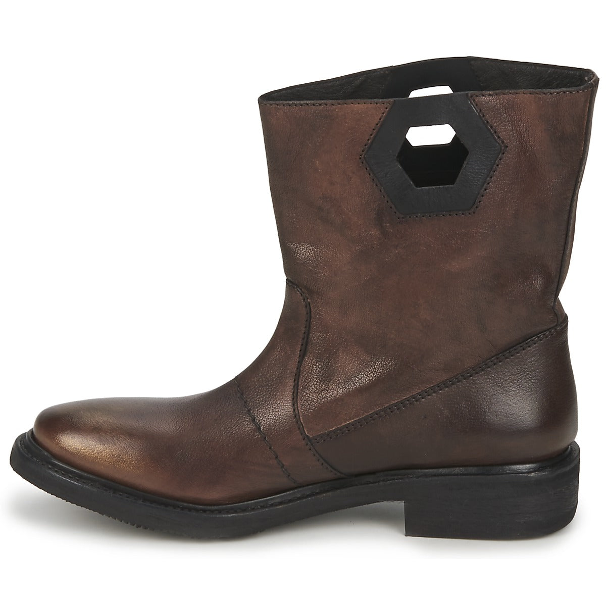 Bikkembergs Damen Stiefeletten TEXANINO 12 Braun