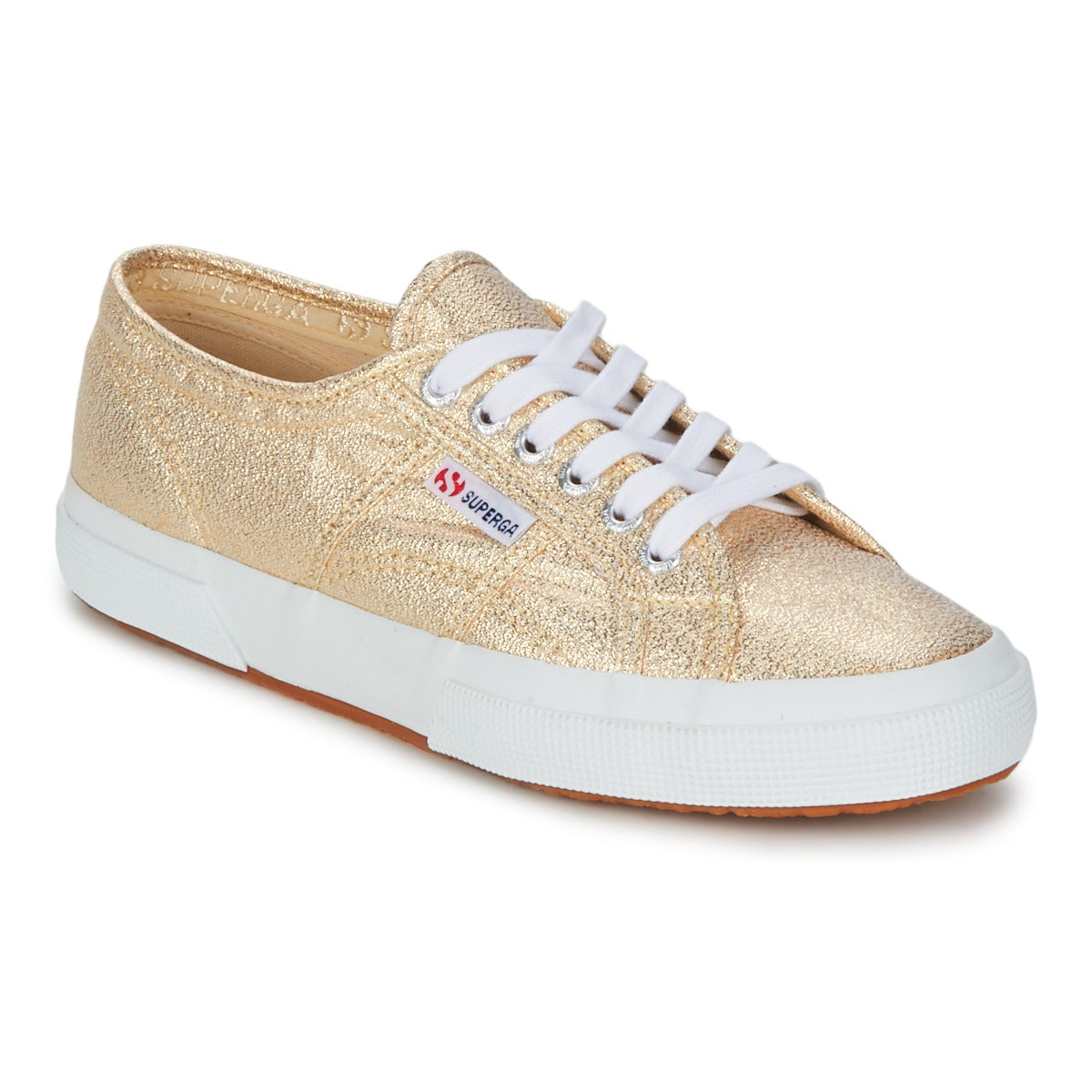 Sneakers basse donne Superga  2751 LAMEW  Oro 