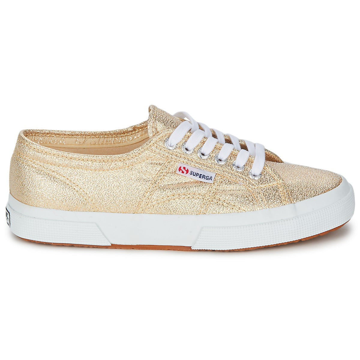 Sneakers basse donne Superga  2751 LAMEW  Oro 