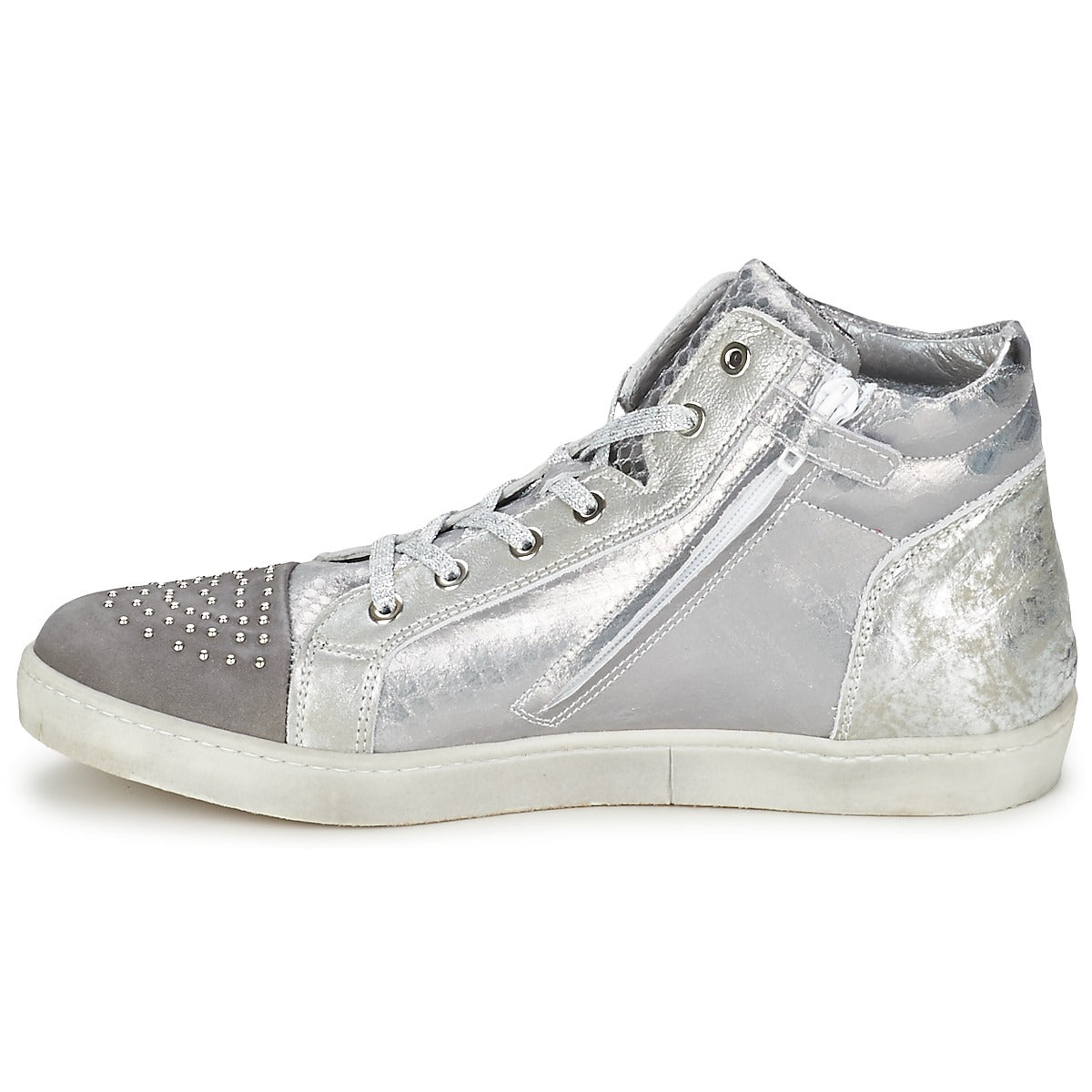 Sneakers alte donne Hip  90CR  Argento 