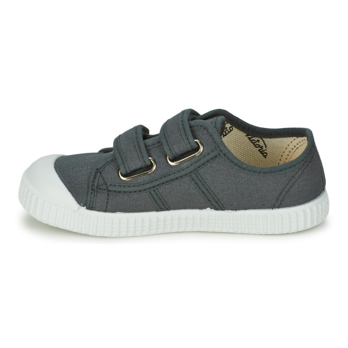 Scarpe bambini ragazzo Victoria  BLUCHER LONA DOS VELCROS  Grigio 