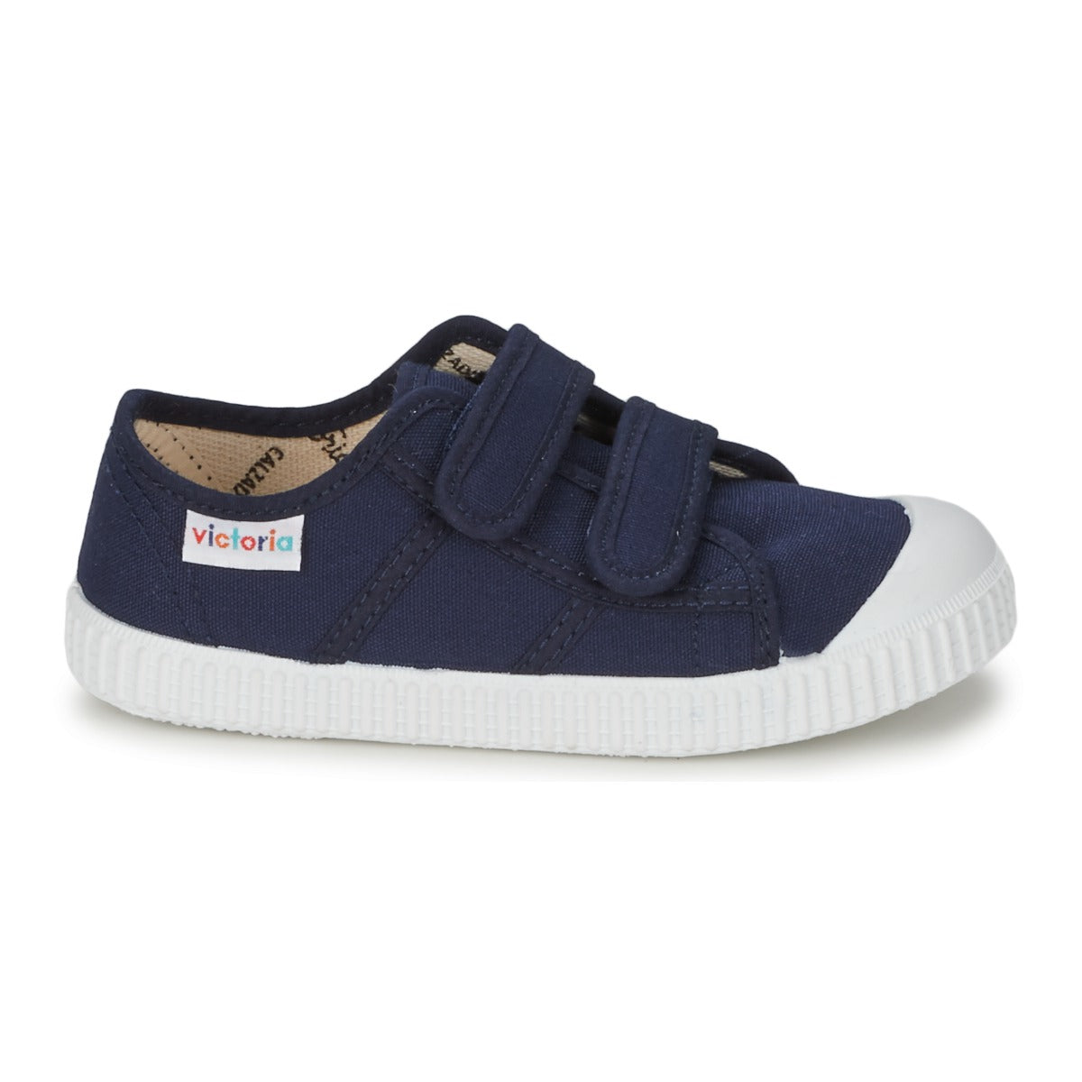 Scarpe bambini ragazzo Victoria  BLUCHER LONA DOS VELCROS  Blu 