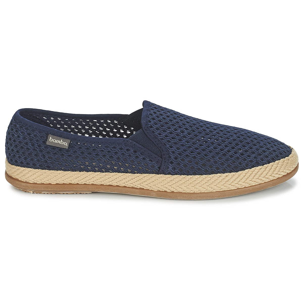 Scarpe Espadrillas uomini Bamba By Victoria  COPETE ELASTICO REJILLA TRENZA  Blu 