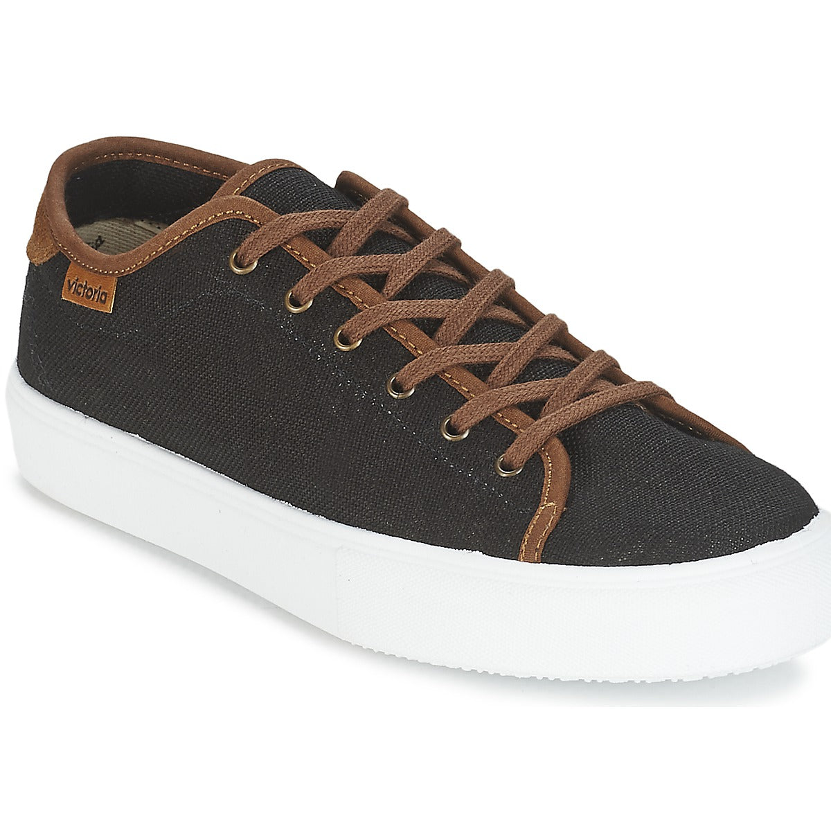 Sneakers uomini Victoria  BASKET LINO DETALLE MARRON  Nero 