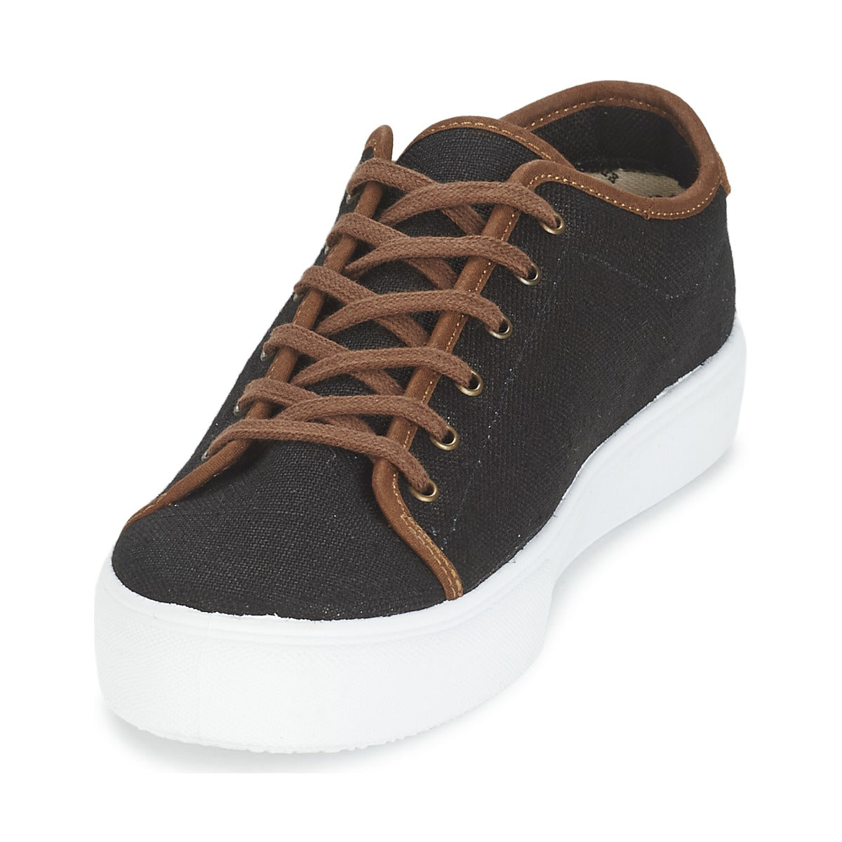 Sneakers uomini Victoria  BASKET LINO DETALLE MARRON  Nero 