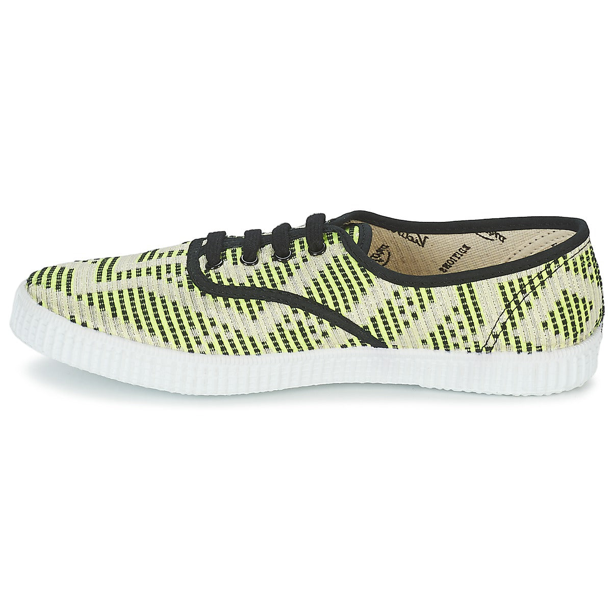 Sneakers basse donne Victoria  INGLES GEOMETRICO LUREX  Giallo 